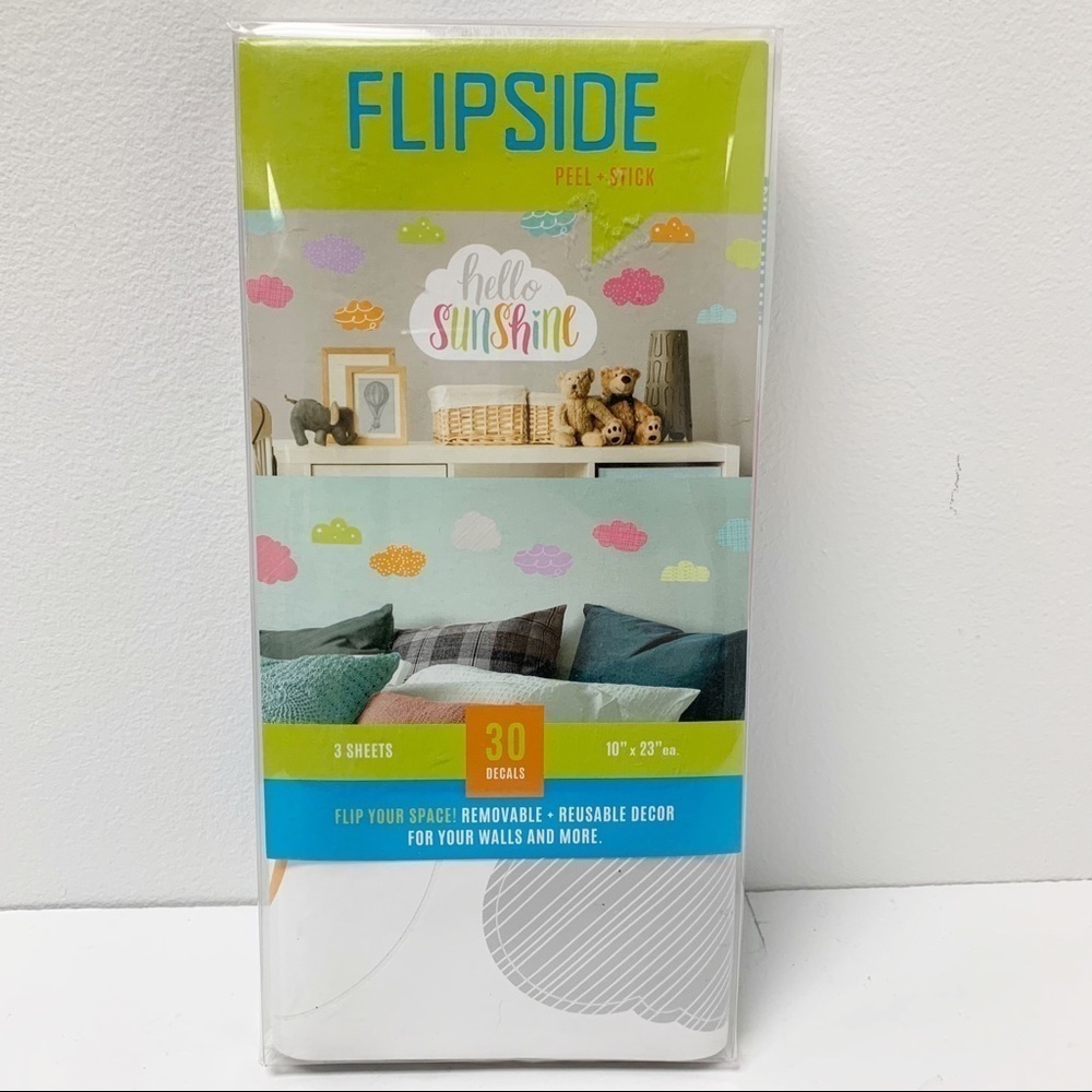 Flipside Peel & Stick Wall Decor kids room